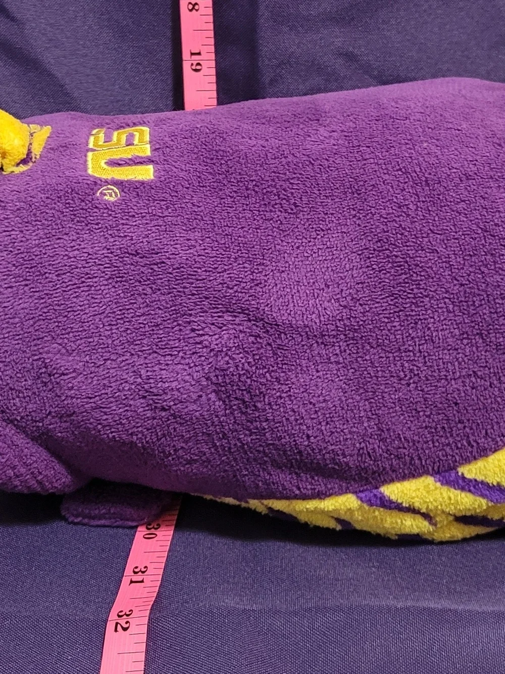 NCAA LSU Tigers Comfy Critters Childs Hooded Blanket